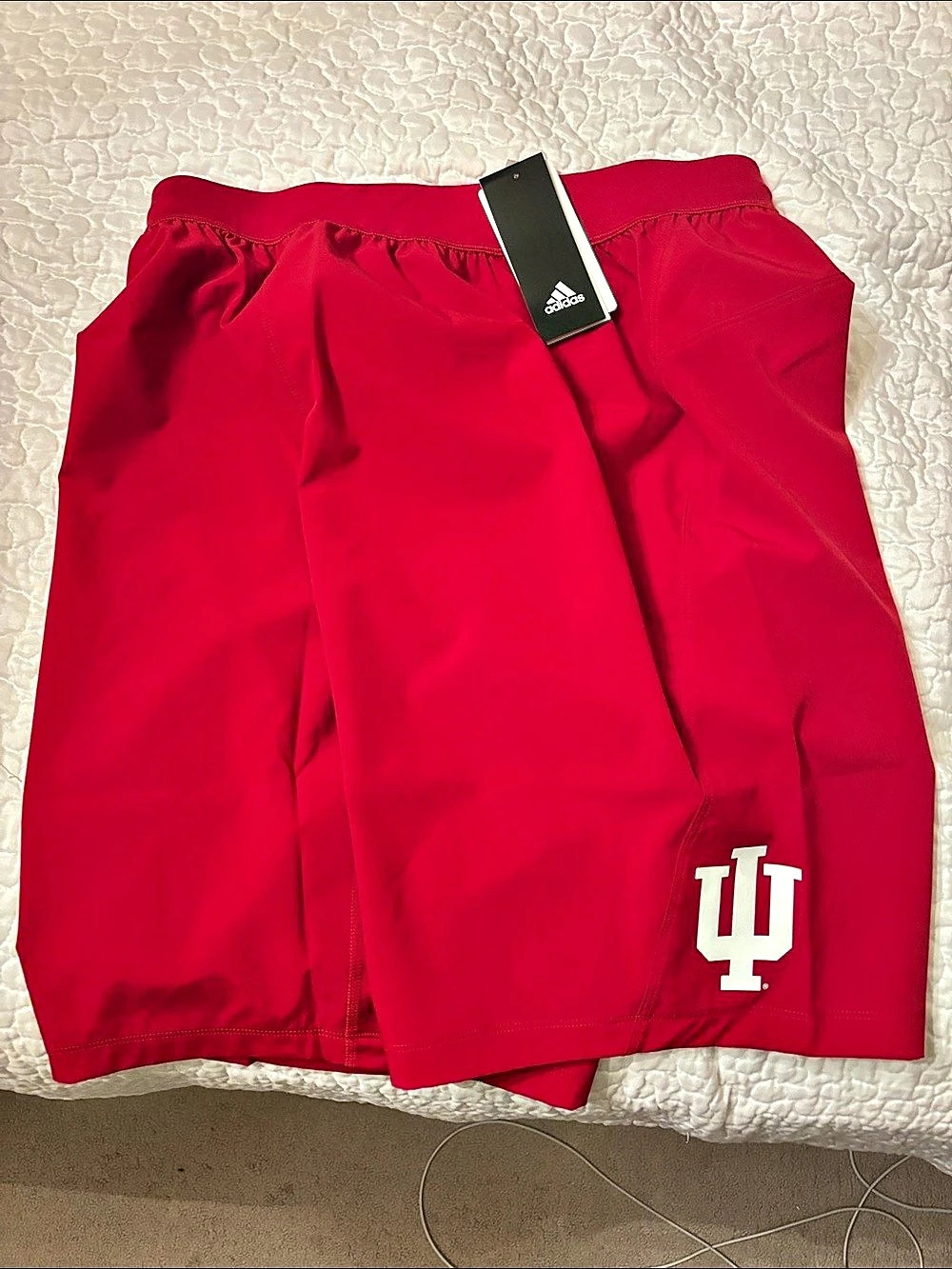 adidas Indiana Hoosiers Swingman Basketball Shorts Red